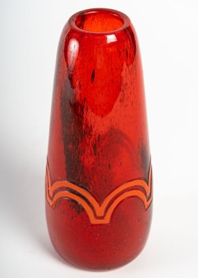 Art Nouveau Powdered Glass Vase from Legros-UQL-1334792