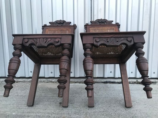 Art Nouveau Raffia Chairs, 1920s, Set of 2-WQQ-1251726