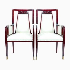 Art Nouveau School Armchair by Otto Wagner, Set of 2-TSE-1187697