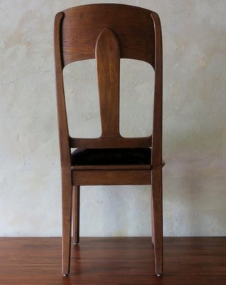 Art Nouveau Side Chair in Oak, 1900s-ED-1815188