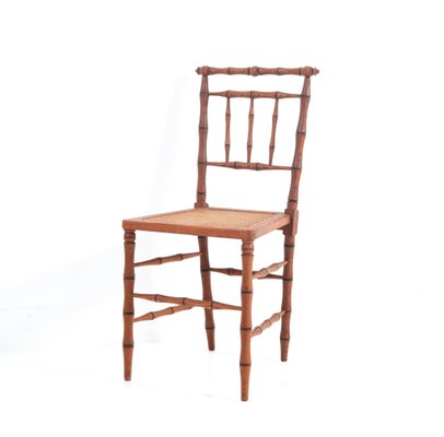 Art Nouveau Side Chairs in Faux Bamboo, Set of 2-MY-1181252