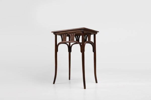 Art Nouveau Side Table in Bentwood by J. & J. Kohn, Austria, 1890s-YSY-2024703