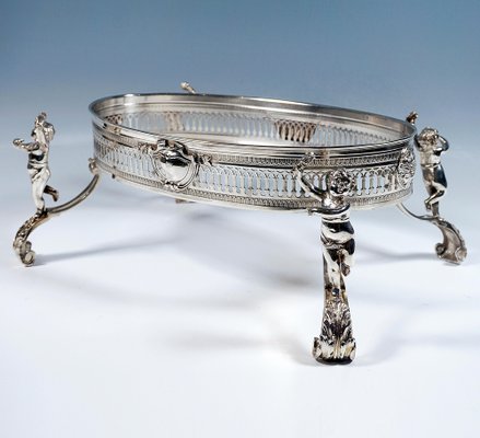 Art Nouveau Silver Centerpiece, 1890s-EMT-1744443