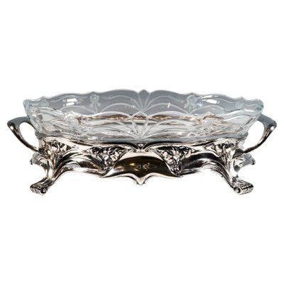 Art Nouveau Silver Jardinière by Bruckmann & Sons for Lazarus Posen, Germany, 1900s-EMT-1732350