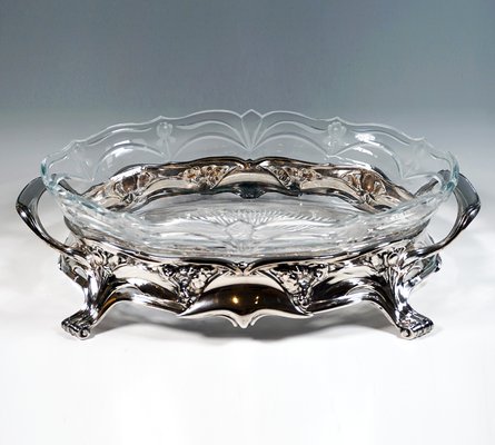 Art Nouveau Silver Jardinière by Bruckmann & Sons for Lazarus Posen, Germany, 1900s-EMT-1732350