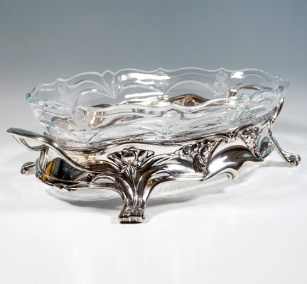 Art Nouveau Silver Jardinière by Bruckmann & Sons for Lazarus Posen, Germany, 1900s-EMT-1732350