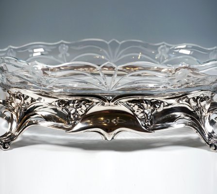 Art Nouveau Silver Jardinière by Bruckmann & Sons for Lazarus Posen, Germany, 1900s-EMT-1732350