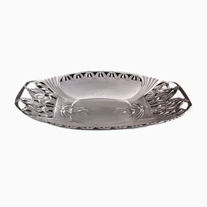 Art Nouveau Silver-Plated Floral Curved Fruit Bowl from WMF, 1900s-HOI-722112