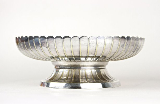 Art Nouveau Silvered Bowl attributed to JL Herrmann, Austria-TQA-2024339