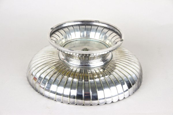 Art Nouveau Silvered Bowl attributed to JL Herrmann, Austria-TQA-2024339