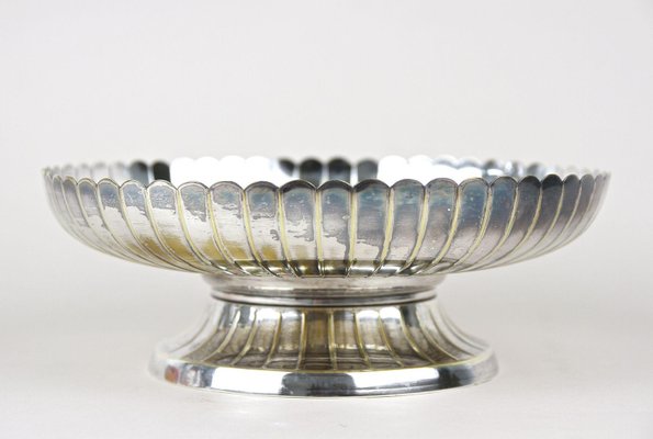 Art Nouveau Silvered Bowl attributed to JL Herrmann, Austria-TQA-2024339