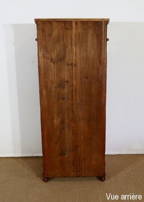 Art Nouveau Solid Pitchpin Undender Bamboo Spirit Cabinet, 1900s-RVK-1303979