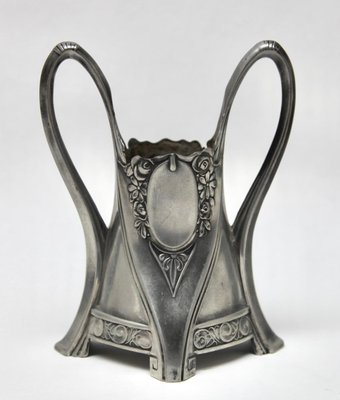 Art Nouveau Sollifleur Engraved Glass Vase from WMF-MJY-1448616