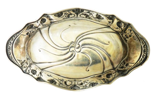 Art Nouveau Sterling Silver Gorham Candy Dish-ARU-626049