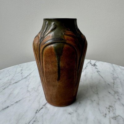 Art Nouveau Stoneware Vase, 1890s-QKG-2028730