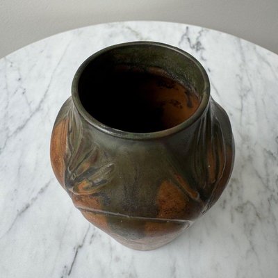 Art Nouveau Stoneware Vase, 1890s-QKG-2028730