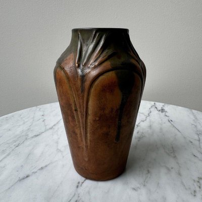 Art Nouveau Stoneware Vase, 1890s-QKG-2028730