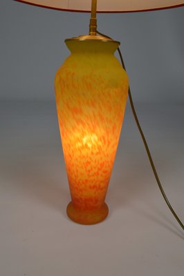 Art Nouveau Style Art Glass Table Lamp, 1970s-XNH-564560