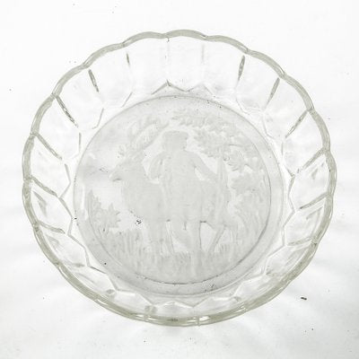 Art Nouveau Style Bowl from Ząbkowice Glassworks, 1970s-BKO-1824325