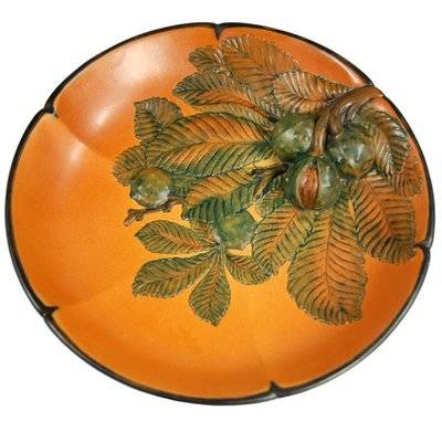 Art Nouveau Style Danish Ceramic Plate from Ipsen, 1920s-GIW-1173161