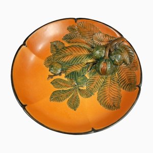 Art Nouveau Style Danish Ceramic Plate from Ipsen, 1920s-GIW-1173161