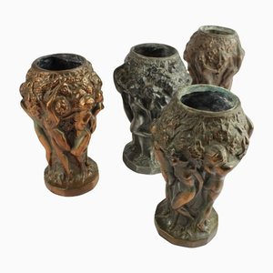 Art Nouveau Style Vases, Set of 4-HYQ-1226291