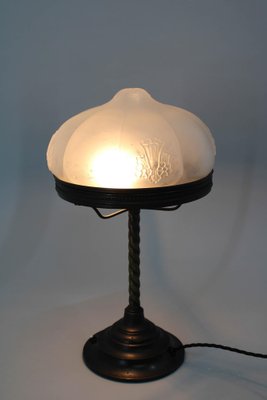 Art Nouveau Table Lamp with Floral Motive, 1920s-TZ-1764873