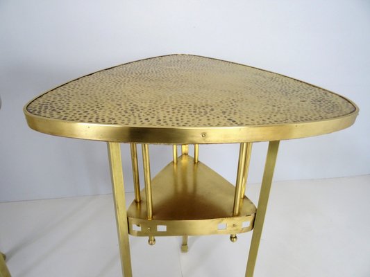 Art Nouveau Tables in Brass, Set of 2-FPY-970318