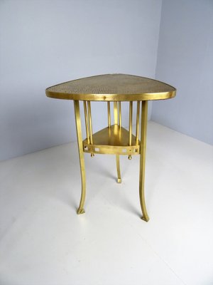 Art Nouveau Tables in Brass, Set of 2-FPY-970318