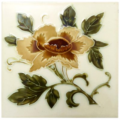 Art Nouveau Tile, 1930s-VDW-969325