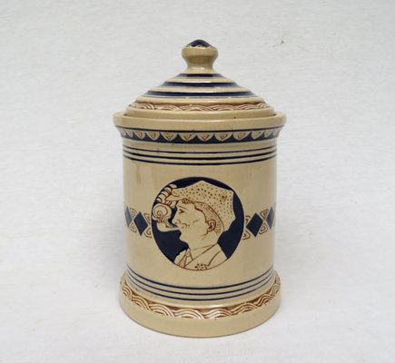 Art Nouveau Tobacco Pot from Dümler & Breiden, Germany, 1890s-EY-1427603