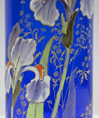 Art Nouveau Vase in Blue, 1890s-RVK-1793480