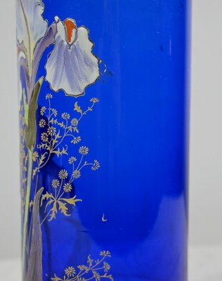 Art Nouveau Vase in Blue, 1890s-RVK-1793480