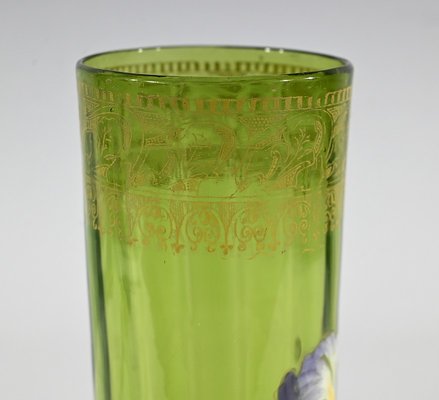 Art Nouveau Vase in Green, 1890s-RVK-1793497