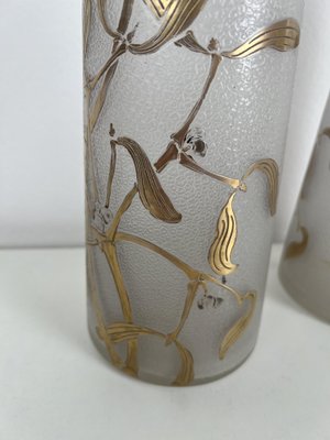 Art Nouveau Vase with Mistletoe by François Theodore Legras, Set of 2-KKG-1326182