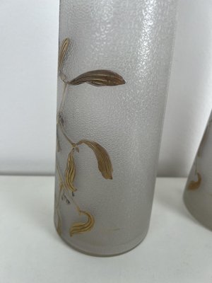 Art Nouveau Vase with Mistletoe by François Theodore Legras, Set of 2-KKG-1326182