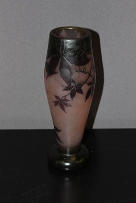 Art Nouveau Vase with Vine Decoration by Gauthier-BCR-1017517