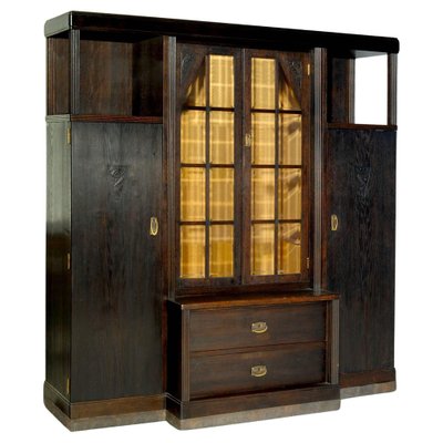 Art Nouveau Vienna Workshop Bookcase, 1905-MBH-1454349