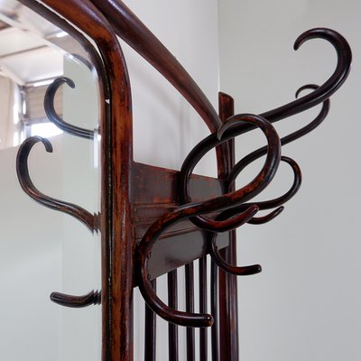 Art Nouveau Wall Mounted Coat Rack from Thonet, Vienna, 1900s-NYF-2024154