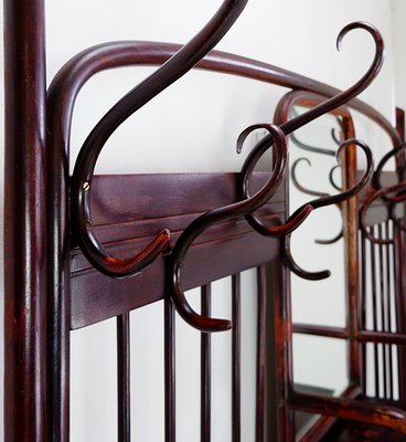 Art Nouveau Wall Mounted Coat Rack from Thonet, Vienna, 1900s-NYF-2024154