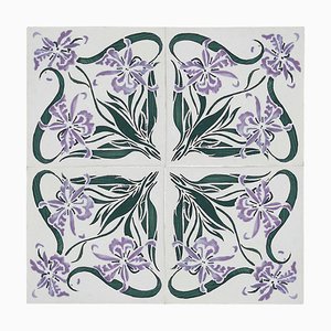 Art Nouveau Wall Tile from Cf Devres, France, 1920s-VDW-960223