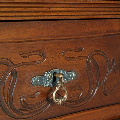 Art Nouveau Walnut Cabinet from Cadorin Venezia-NJV-576419