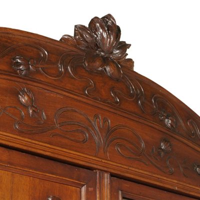 Art Nouveau Walnut Cabinet from Cadorin Venezia-NJV-576419