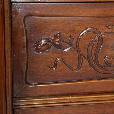 Art Nouveau Walnut Cabinet from Cadorin Venezia-NJV-576419