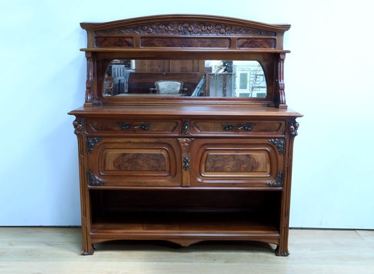 Art Nouveau Walnut Server, 1900-RVK-2024485