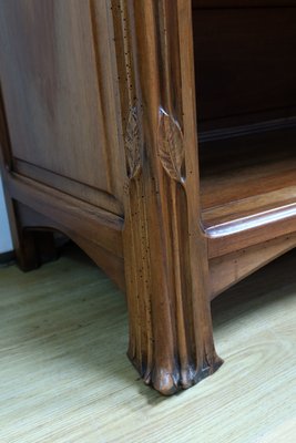 Art Nouveau Walnut Server, 1900-RVK-2024485