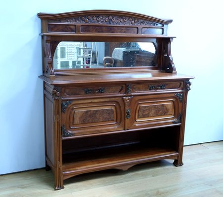 Art Nouveau Walnut Server, 1900-RVK-2024485