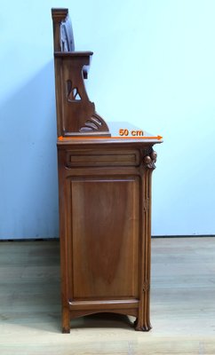 Art Nouveau Walnut Server, 1900-RVK-2024485