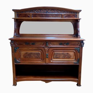 Art Nouveau Walnut Server, 1900-RVK-2024485