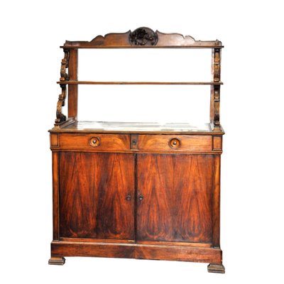 Art Nouveau Walnut Sideboard-YNQ-1078347